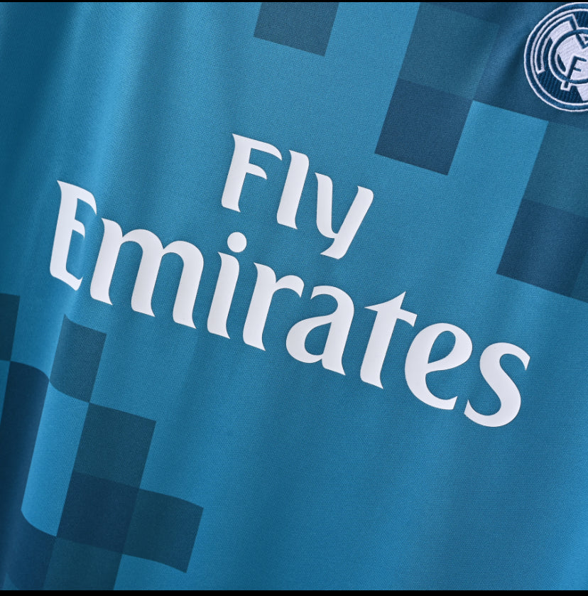 Real Madrid 2017/2018 Away Retro Jersey
