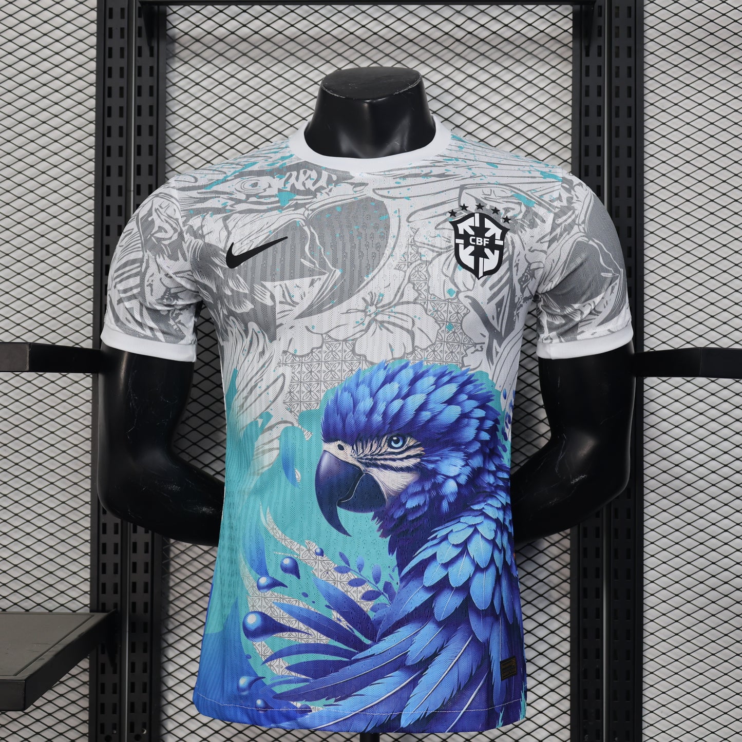 Brazil Blue Parrot Jersey