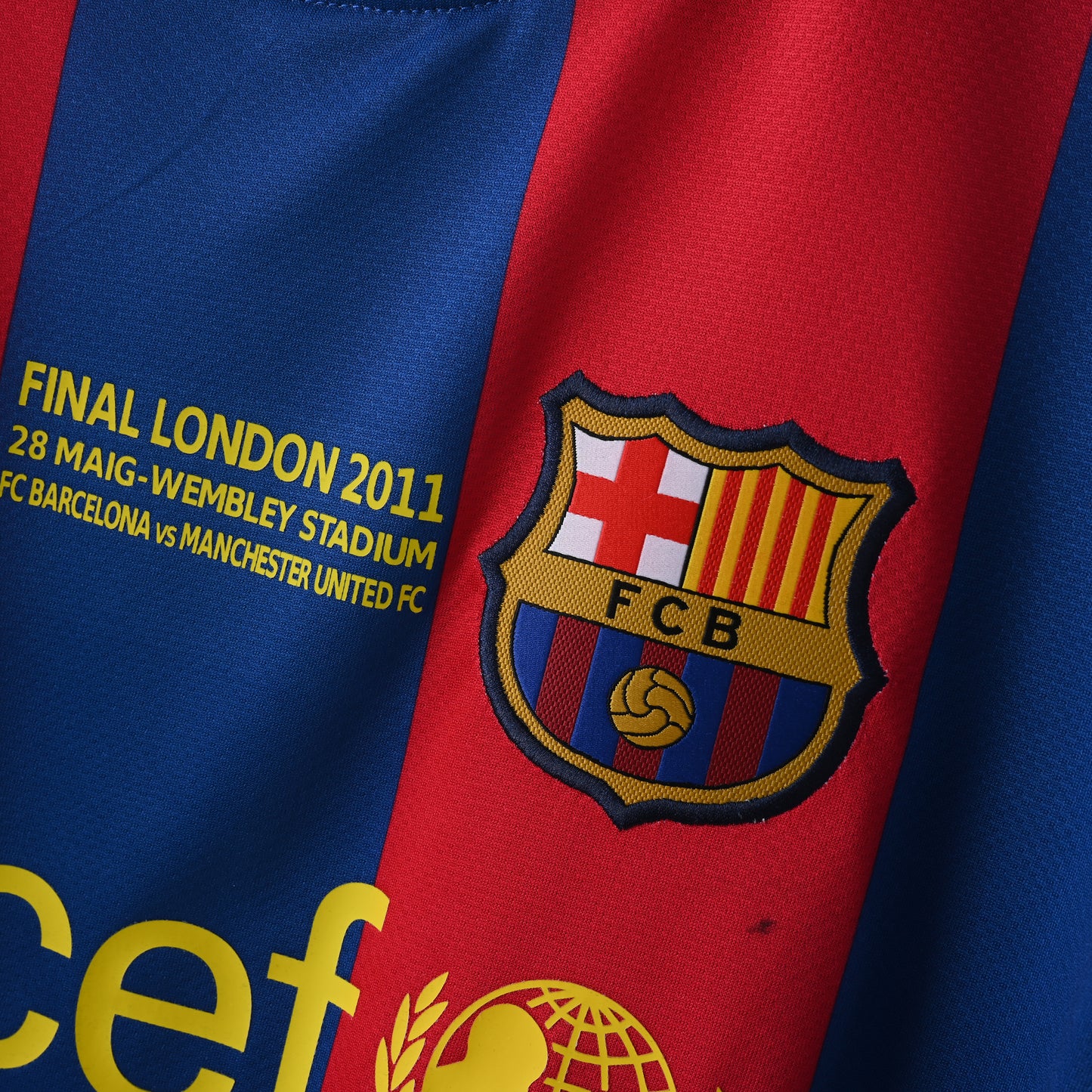Barcelona 2010/2011 Champions League Final Retro Jersey