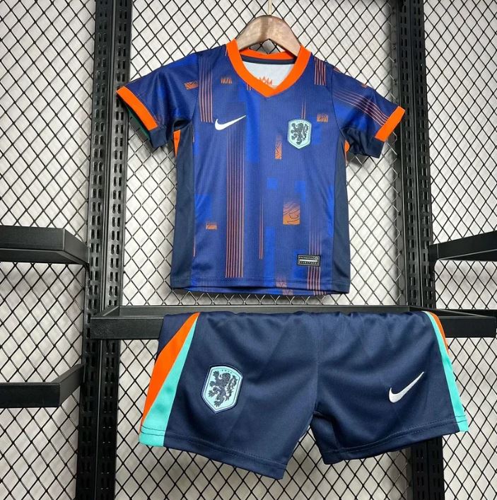 Netherlands 24/25 Away kids kit