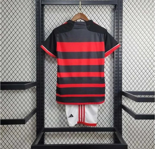 CR Flamengo 24/25 Season Home kids kit