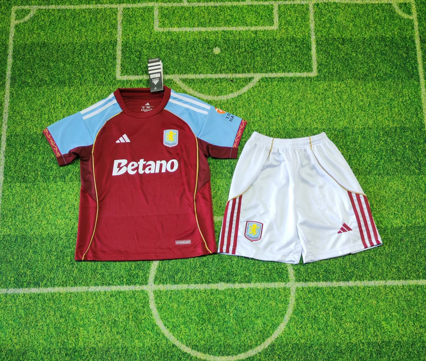 Aston Villa 25/26 Season Kids Kit