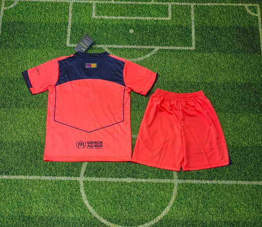 Barcelona 25/26 Season Away Kids Kit