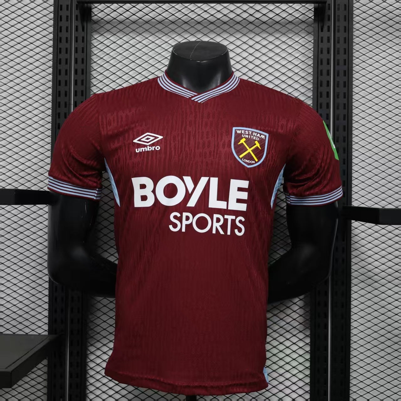 West Ham 25/26 Season Home Jersey With Name
