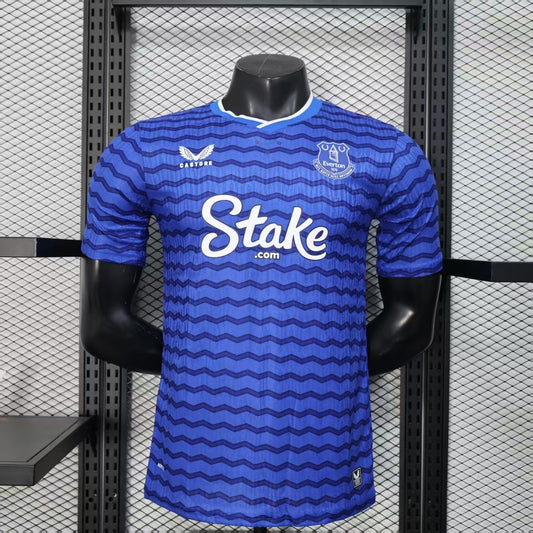 Everton 25/26 Season Home Jersey With Name