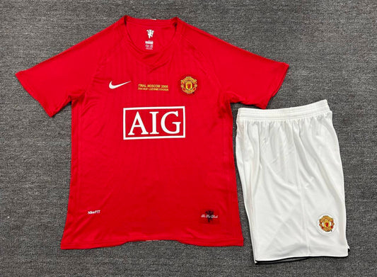 Manchester United Champions League final 07/08 Season Home Mens Kit