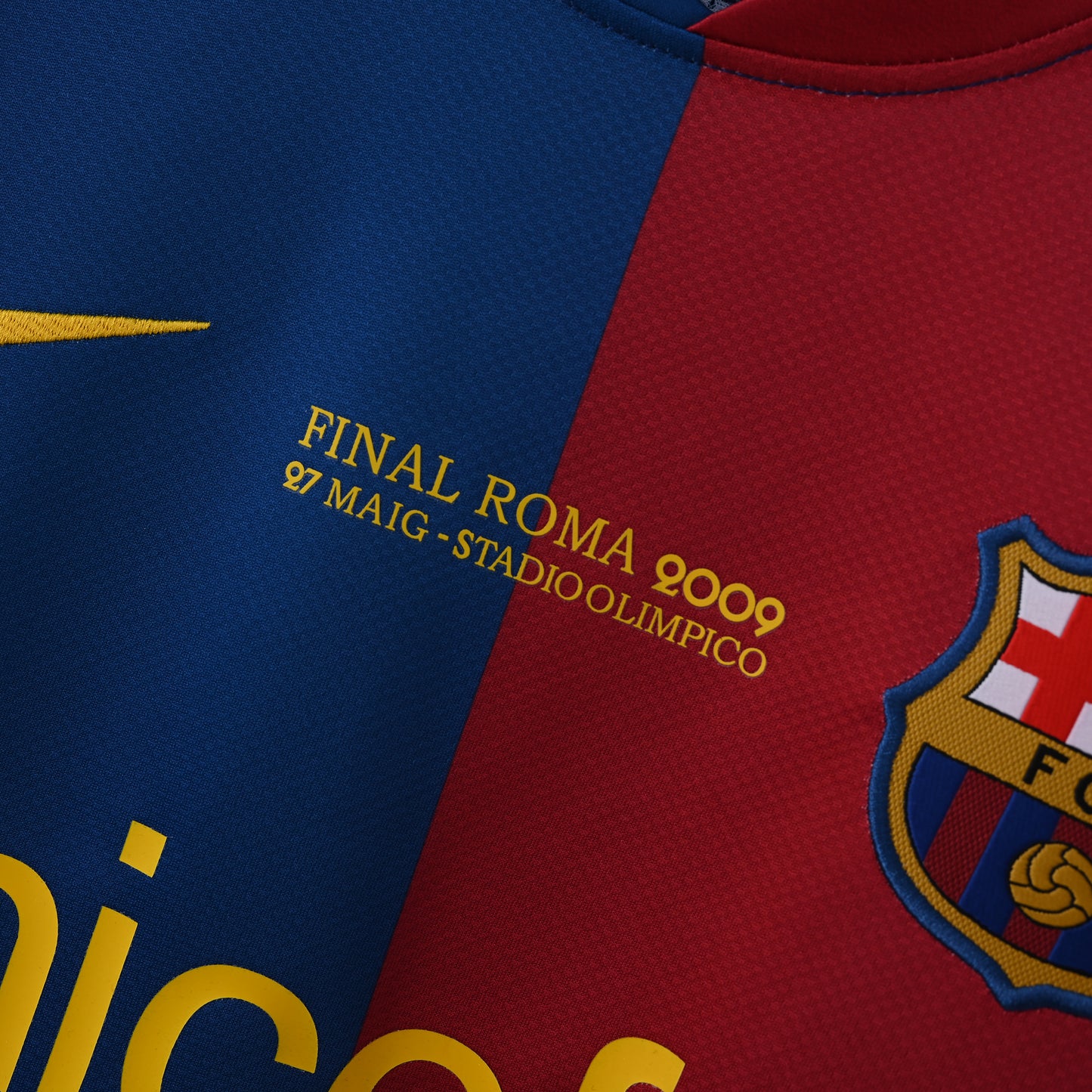 Barcelona 2008/2009 Champions League Final Retro Jersey
