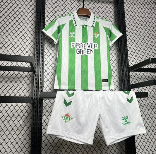 Real Betis 2024/2025 home kids kit