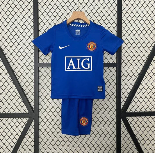 Manchester United 08/09 3rd jersey kids kit