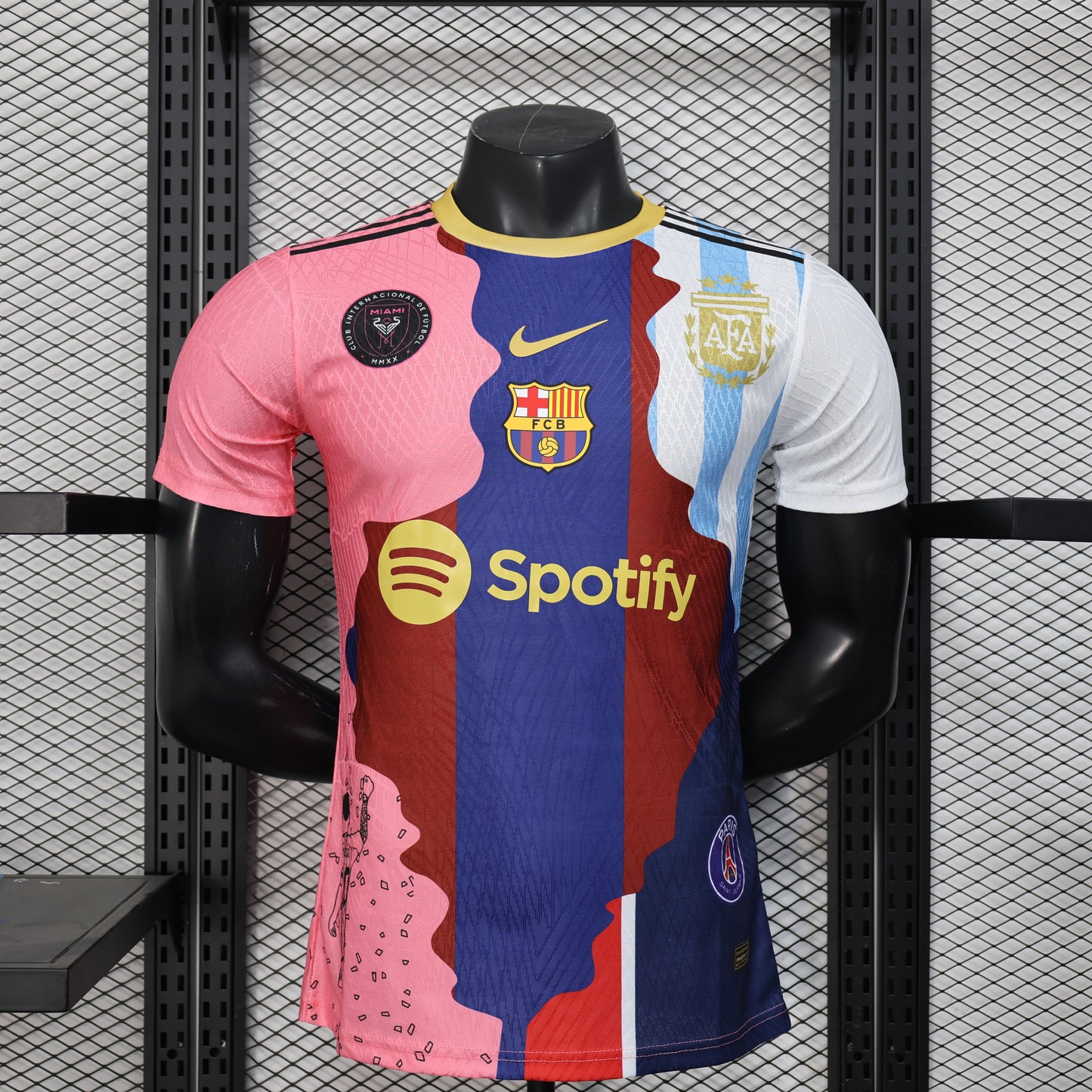 Messi all clubs Jersey