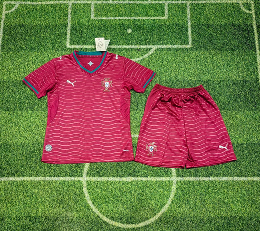 Portugal 25/26 World Cup kids kit.