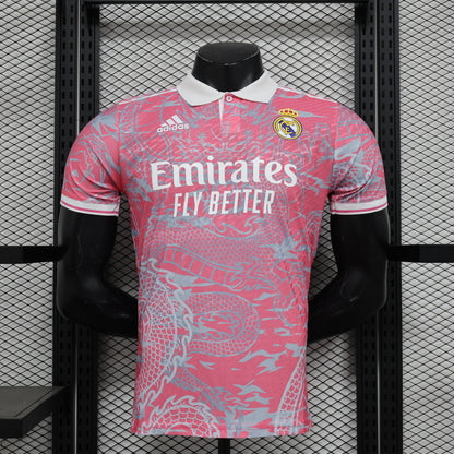 Real Madrid Pink Dragon Jersey